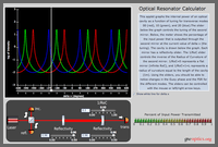 cavity calculator screenshot